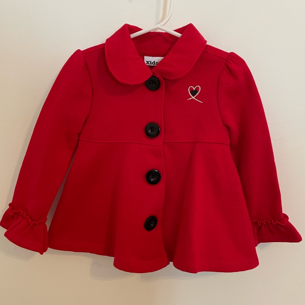 Fleece Lined Girls Dress Jacket